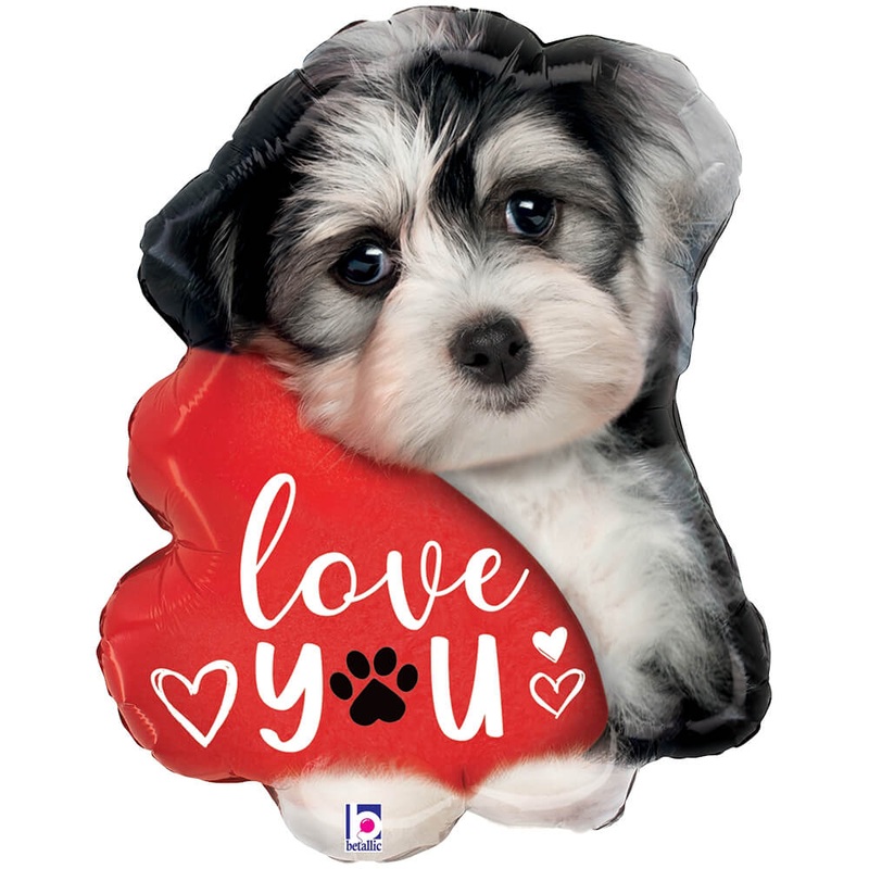Love You Puppy 24 Balloon