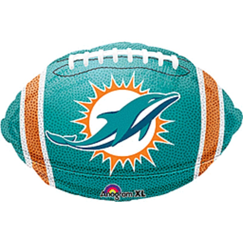 Miami Dolphins NFL Football 18 Balloon