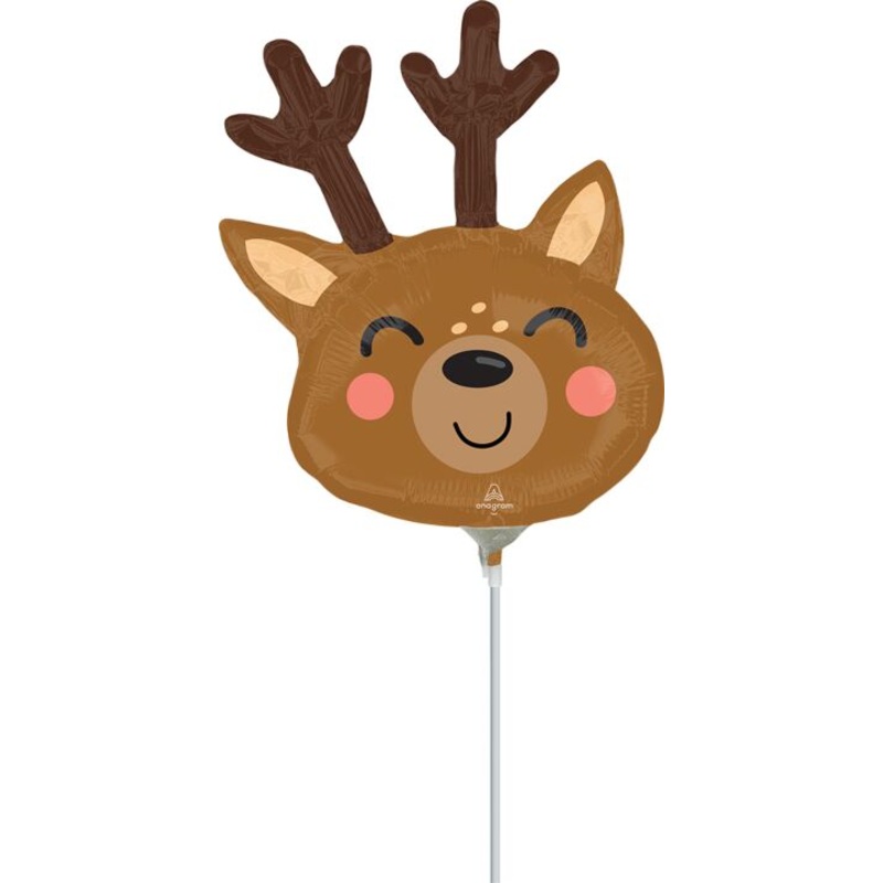 North Pole Christmas Reindeer (requires heat-sealing) 14 Balloon