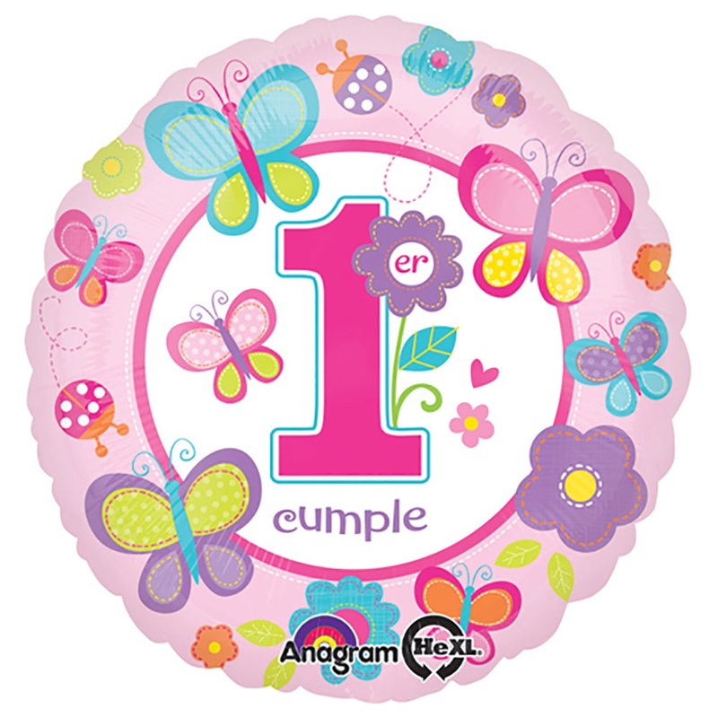 Primer Cumpleaos Mariposa 18 Balloon