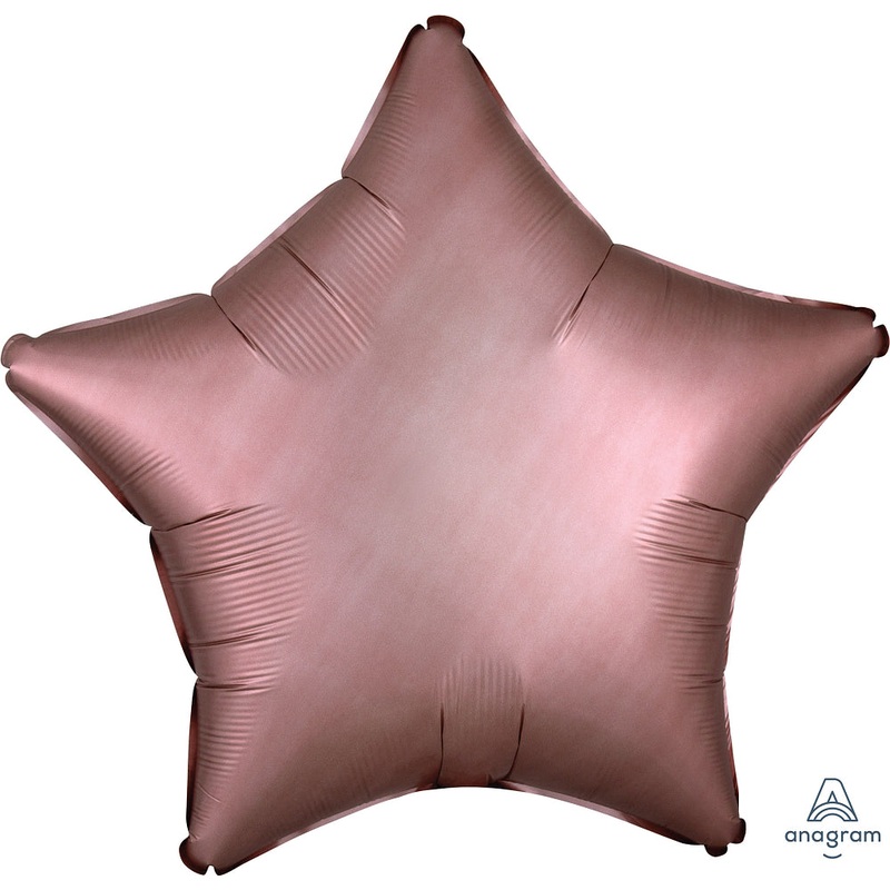 Rose Copper Satin Luxe Star 19 Balloon