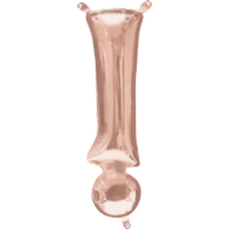 Rose Gold Symbol Exclamation Mark ! 16" Balloon