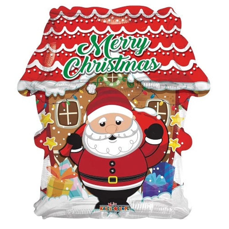 Santa & House 18 Balloon
