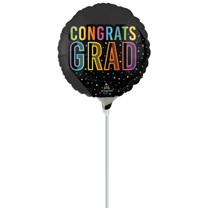 Satin Cosmic Future Grad (requires heat-sealing) 4 Balloon