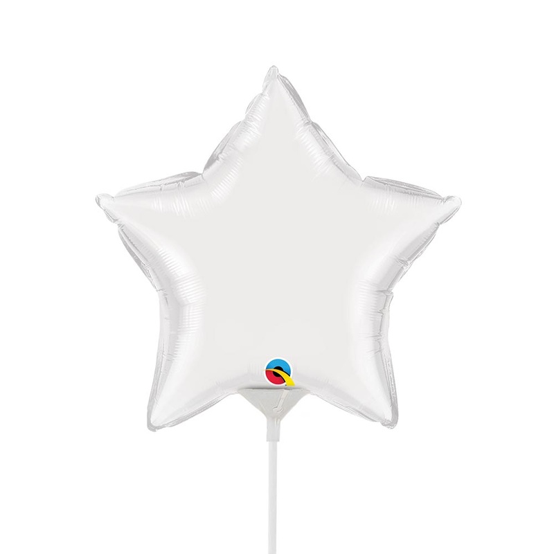Star - White (air-fill Only) 9 Balloon