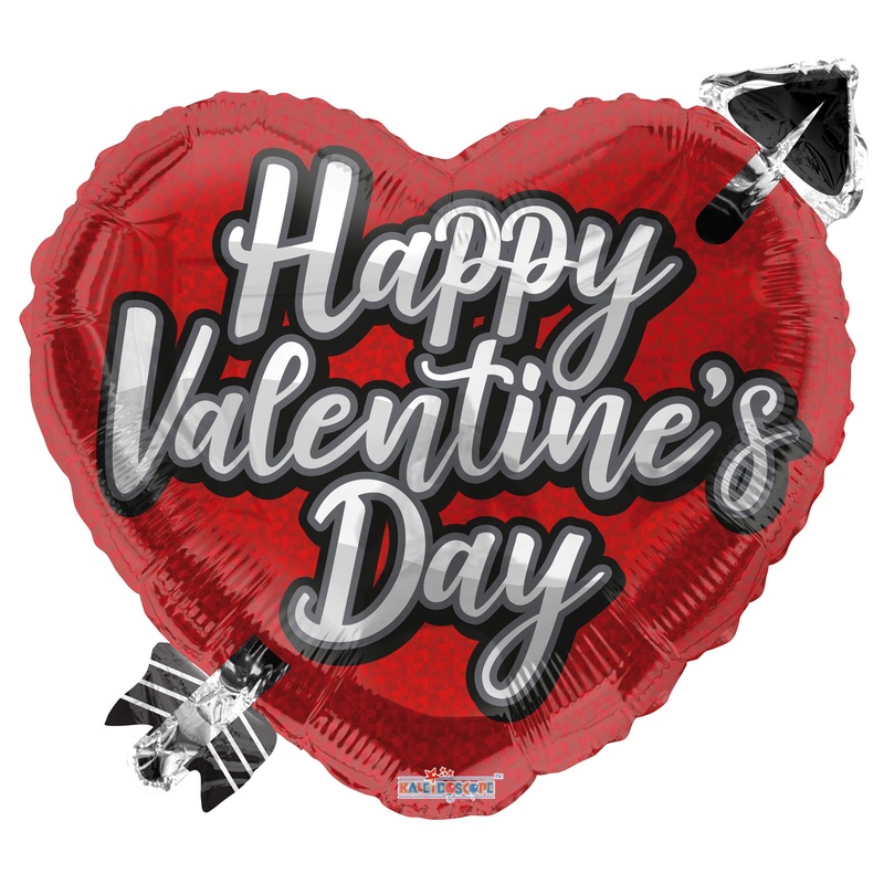 Valentine's Heart with Arrow 18 Balloon