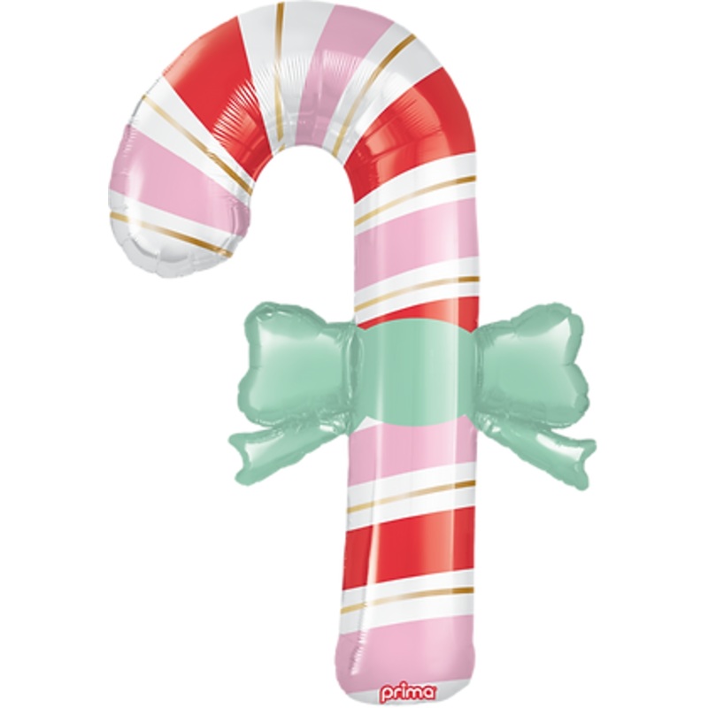 Candy Cane with Bow 39 Balloon