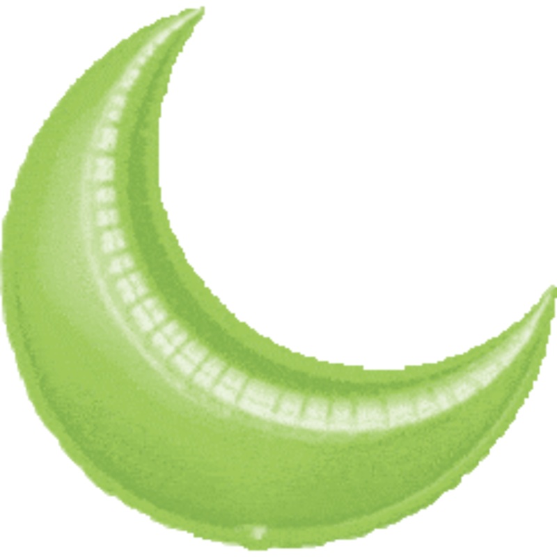 Crescent Moon Lime 26 Balloon