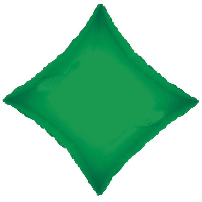 Emerald Green Diamond 18 Metallized Balloon