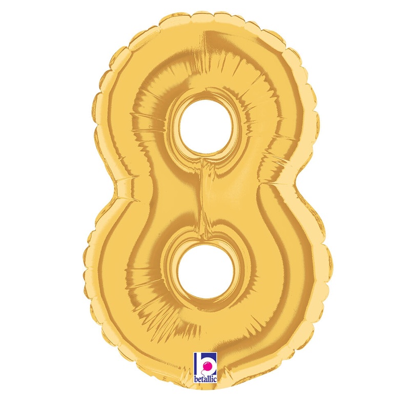 Gold Number 8 (requires heat-sealing) 7 Balloon