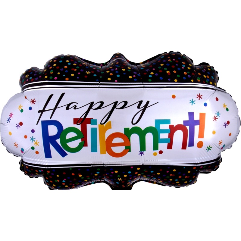 Happy Retirement 27" Balloon