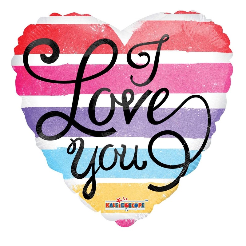 I Love You Watercolor Brushes 18 Balloon