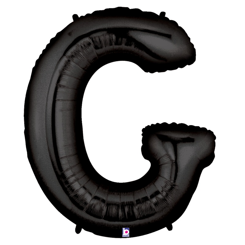Letter G Black 34 Balloon