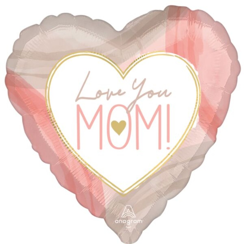 Love You Mom Heart 18 Balloon