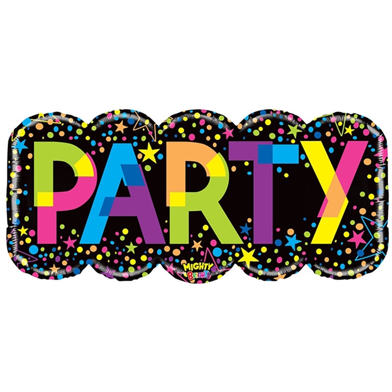 Mighty Colorful Party 38 Balloon