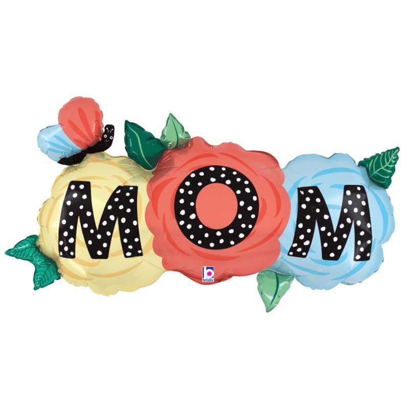 Mom Butterfly Flowers 47 Balloon