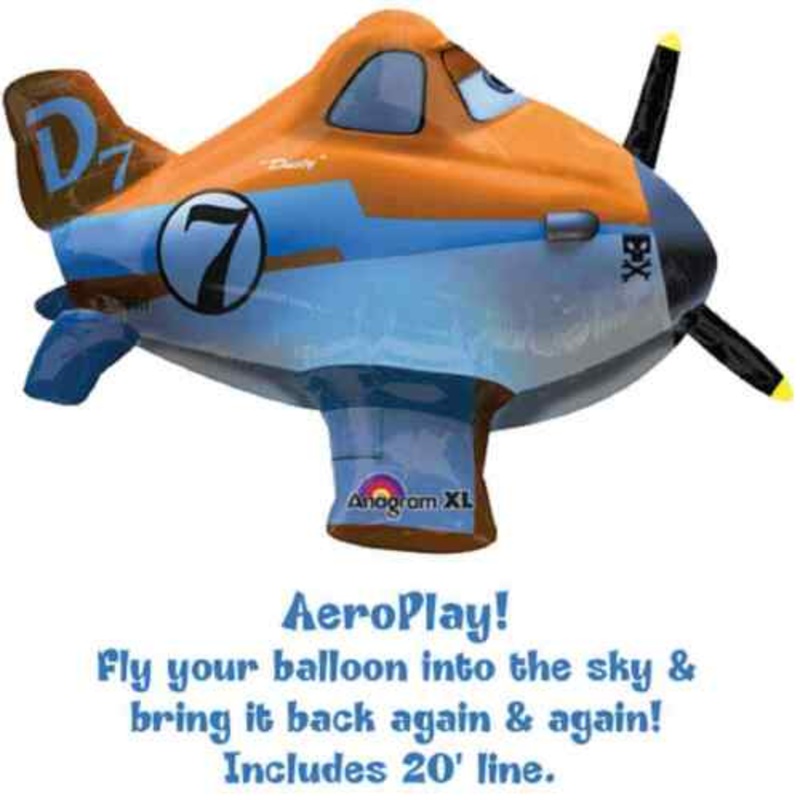 Rare Disney Plane Dusty Aeroplay 26 x 15 Balloon