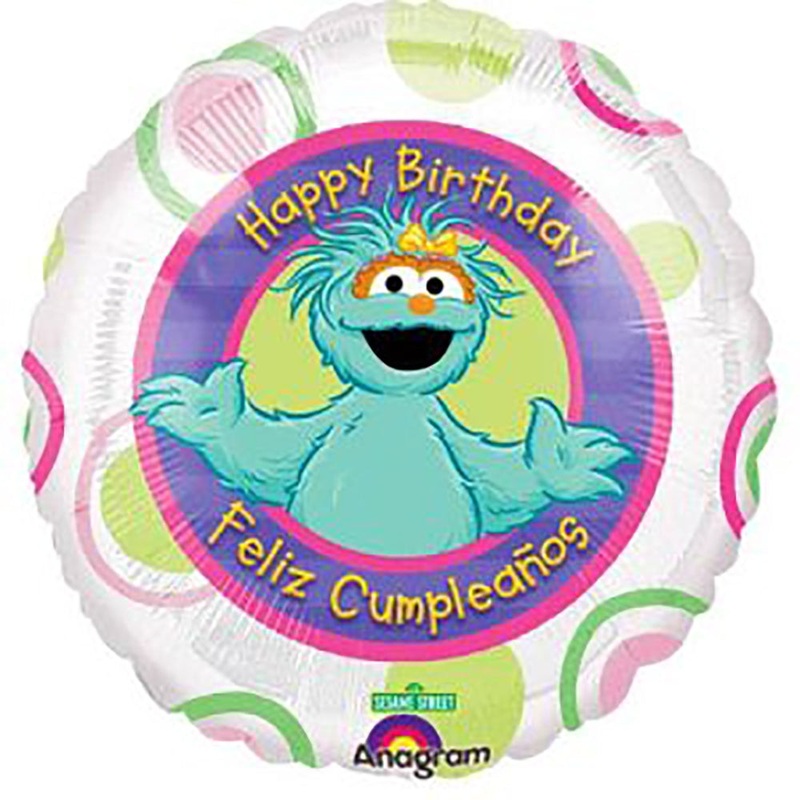 Sesame Street Rosita Birthday 18 Balloon