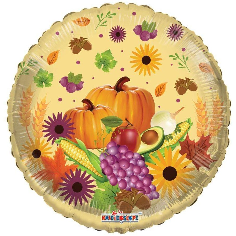 Thanksgiving Fall Autumn Cornucopia 18 Balloon