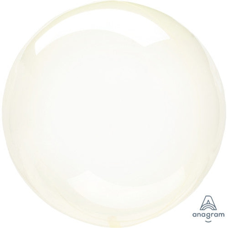 Yellow Crystal Clearz Petite 10 Balloon
