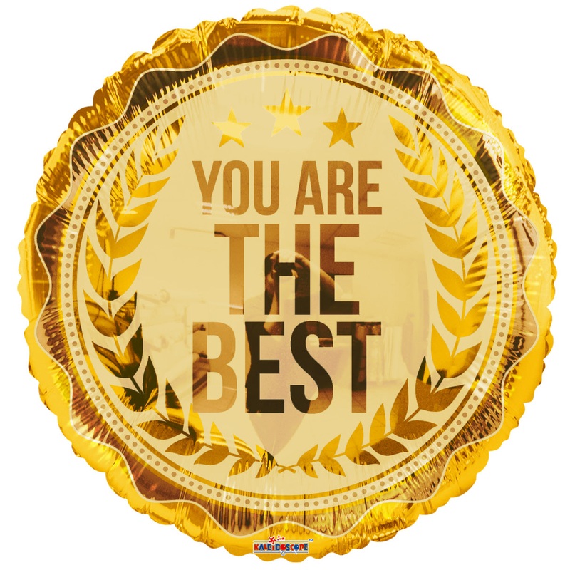 You Are The Best Gold Medal 18 Balloon