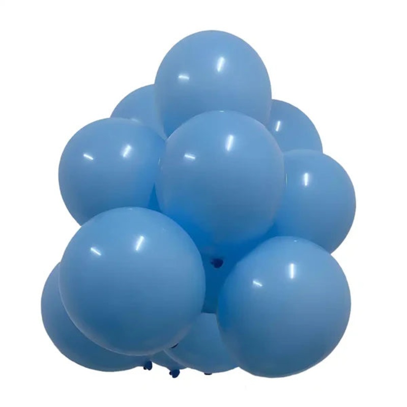 Baby Blue Light Blue 5 Latex Balloons (100 count)