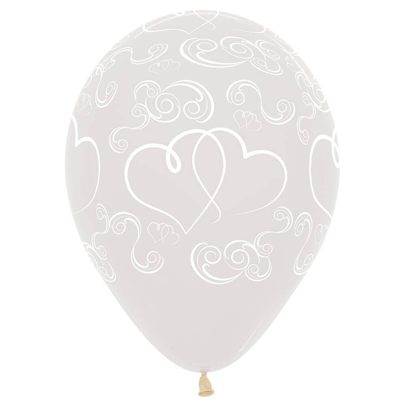 Crossed Hearts 50 Count 11 Latex Balloons (50 count)