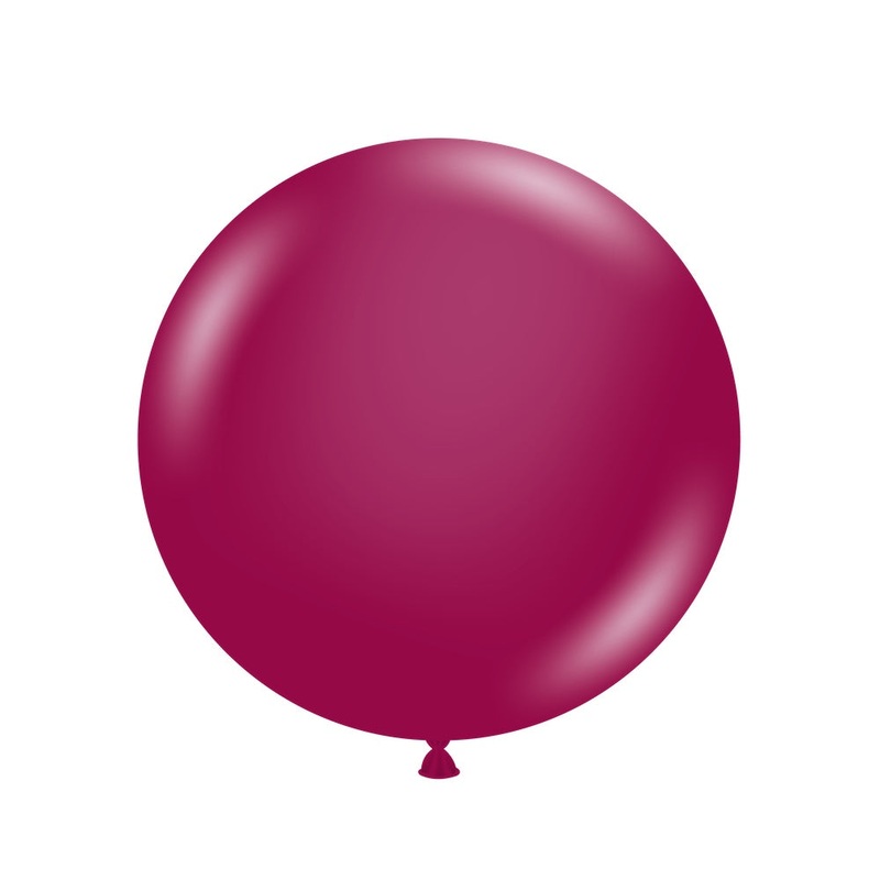Crystal Burgundy 5 Latex Balloons (50 count)
