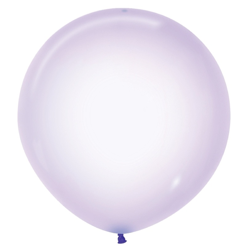 Crystal Pastel Lilac 24 Latex Balloons (10 count)