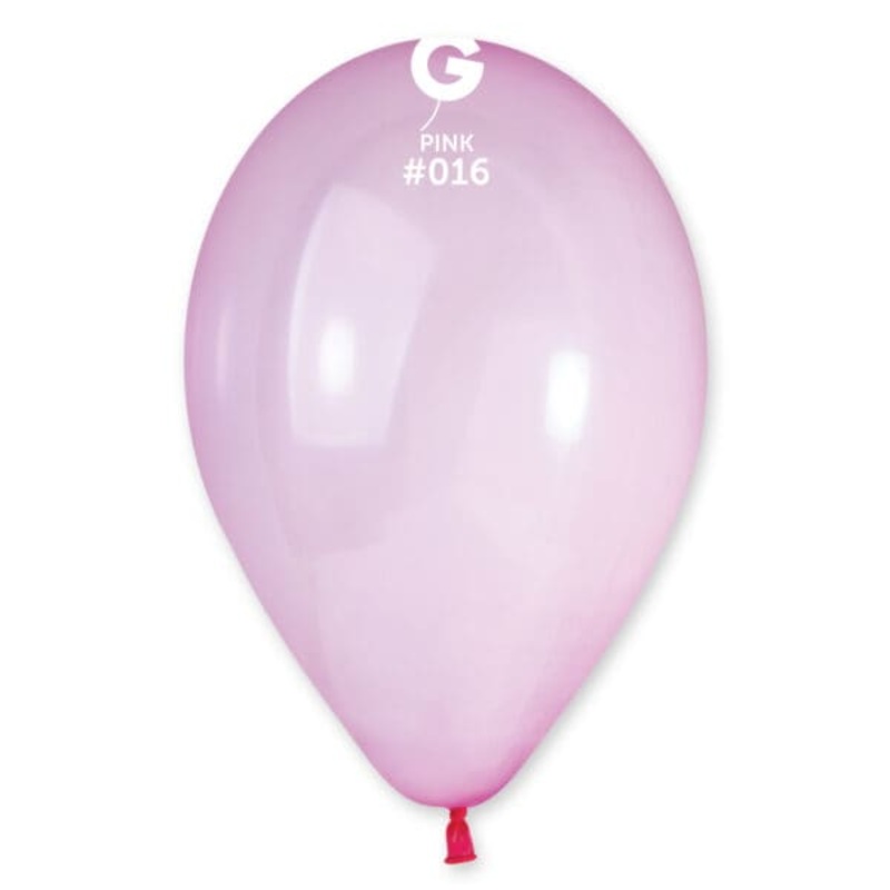 Crystal Rainbow Pink 13 Latex Balloons (50 count)