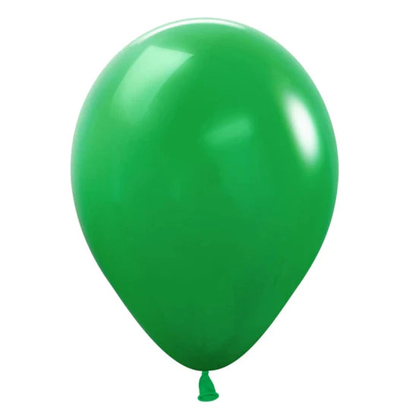 Deluxe Shamrock Green 5 Latex Balloons (100 count)