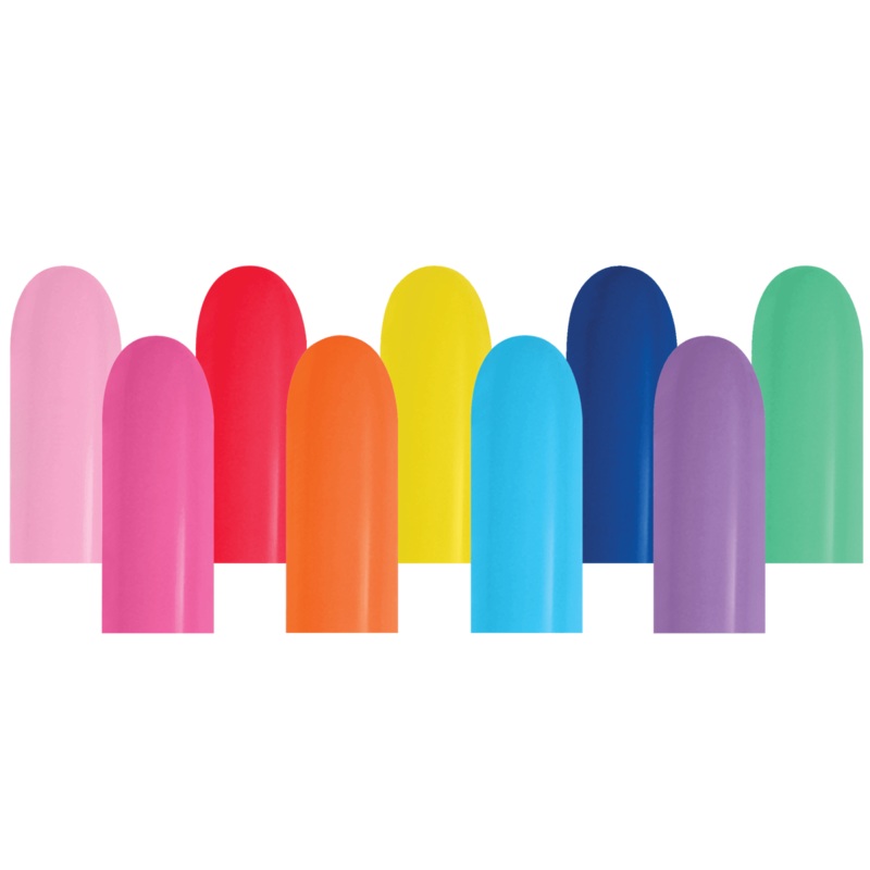 Fashion Assortment 260B Latex Balloons (100 count)