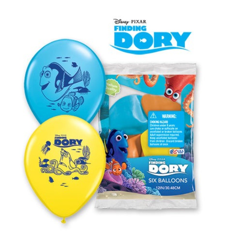 Finding Dory 12 Latex Balloons (6 count)