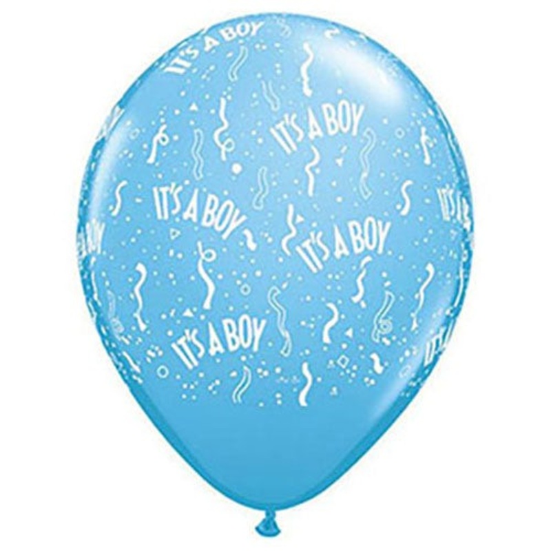 It's A Boy-a-round 5 Latex Balloons (100 count)