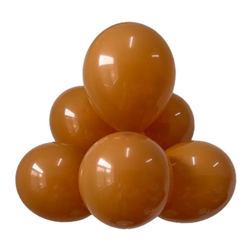 Latte Brown 18 Latex Balloons (25 count)