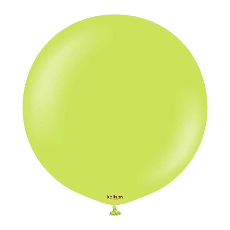 Lime Green 24 Latex Balloons (2 count)