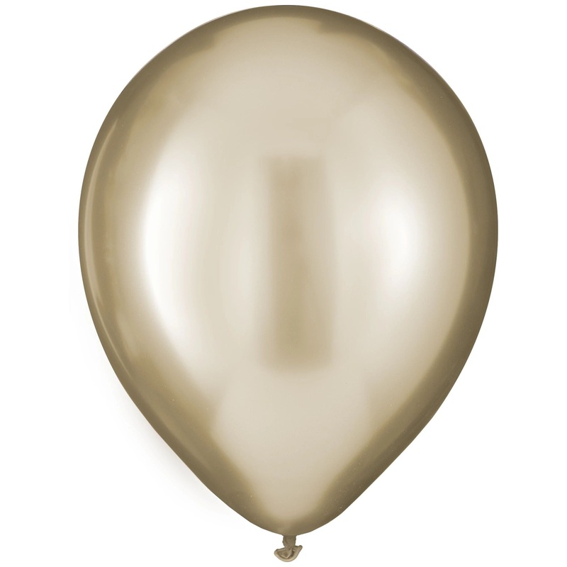 Luxaire Metallic Prosecco 12 Latex Balloons (25 count)