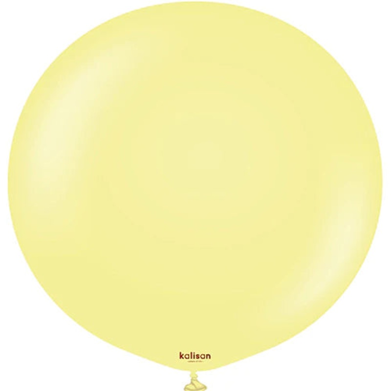 Macaron Yellow 36 Latex Balloons (2 count)