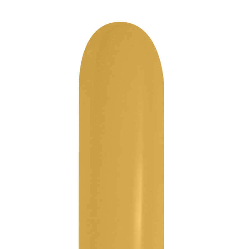 Metallic Gold 260B Latex Balloons (50 count)