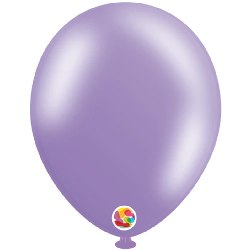 Metallic Lavender 10 Latex Balloons (100 count)