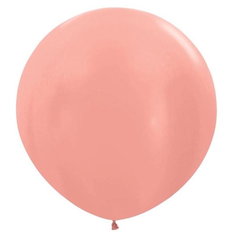 Metallic Rose Gold 36 Latex Balloons (2 count)