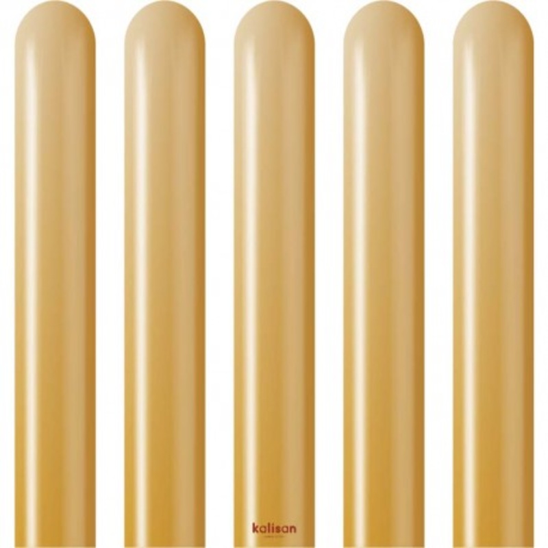 Mirror Gold 260 Latex Balloons (50 count)