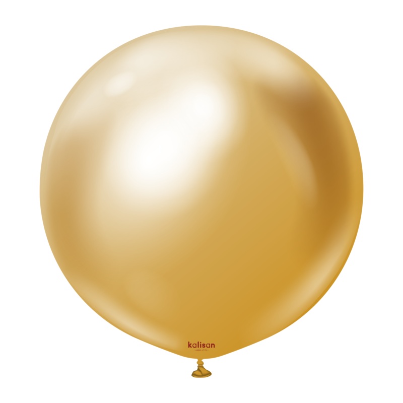 Mirror Gold 36 Latex Balloons (2 count)