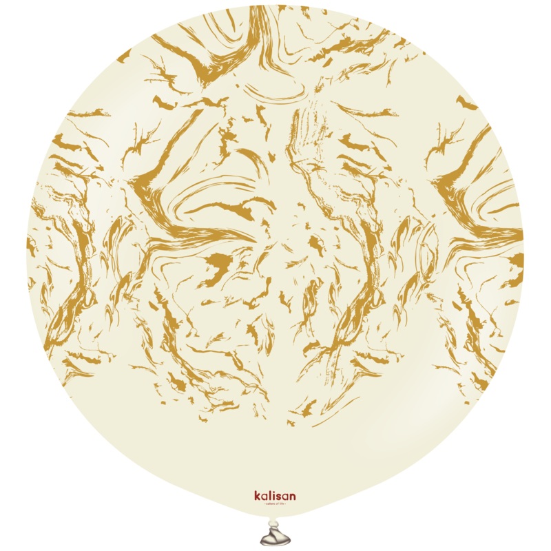 Nebula White Sand Print 24 Latex Balloon