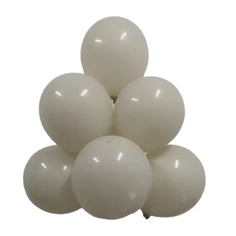Sand White 36 Latex Balloons (2 count)