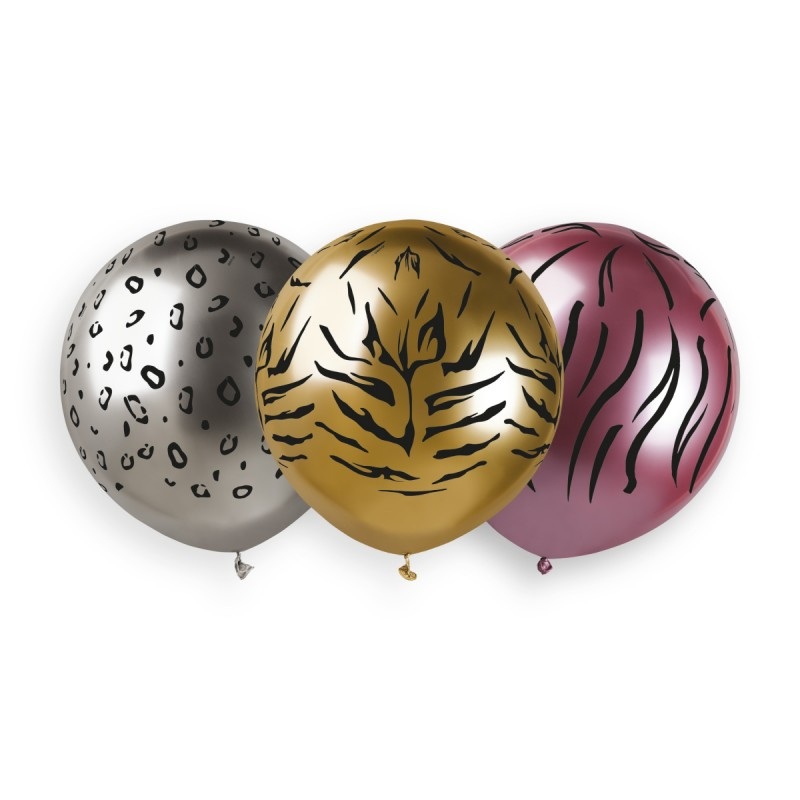 Shiny Animal Spirit 19 Latex Balloons (25 count)