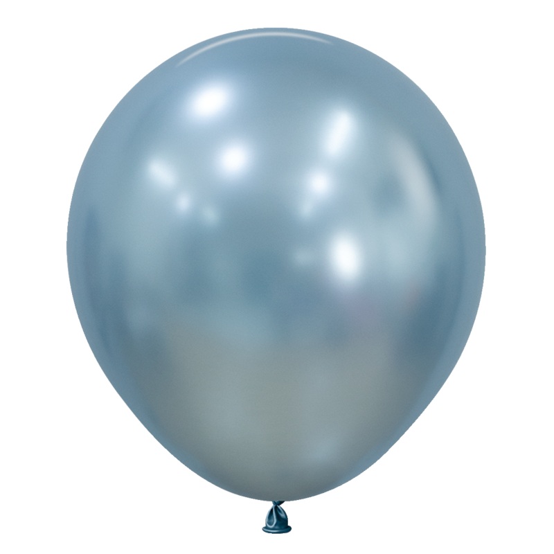 Silk Arctic Blue 18 Latex Balloons (25 count)