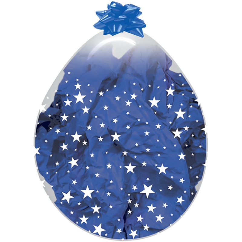 Stuffing Infinity Stars - Crystal Clear 25 Count 18 Latex Balloons (25 count)